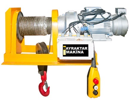 Halatlı Vinç 2000 KG / 10 MT YER VİNCİ - IRGAT