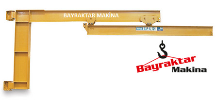 Halatlı Vinç PG27 DUVAR TİPİ RAY UZANTILI PERGEL VİNÇ