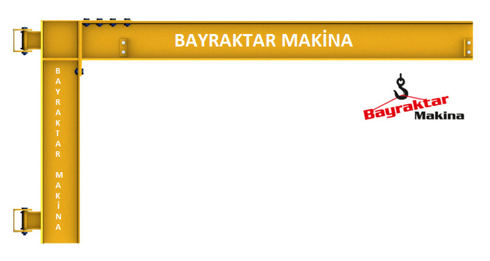 Halatlı Vinç PG28 DUVAR TİPİ SABİT PERGEL VİNÇ