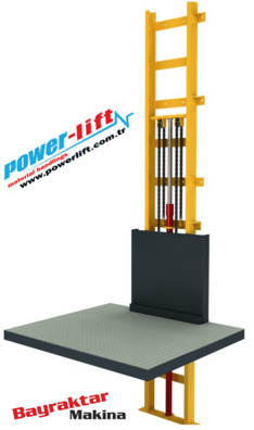 Halatlı Vinç HİDROLİK YÜK ASANSÖRÜ 20