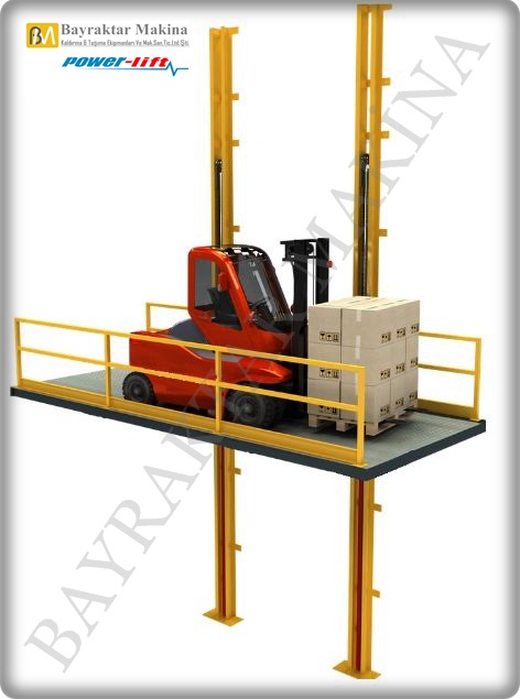 Halatlı Vinç Yük Asansörü 6