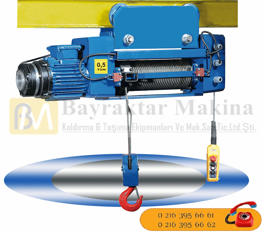 500 KG MONORAY HALATLI VİNÇ