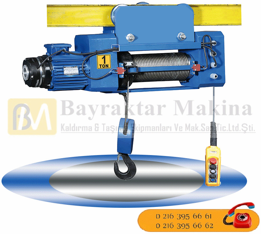 1 TON MONORAY HALATLI VİNÇ