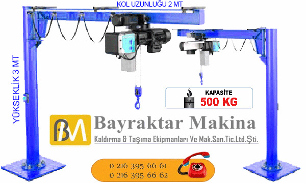 Halatlı Vinç 500 KG PERGEL VİNÇ